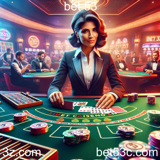 A Emoção do Cassino Ao Vivo no Bet 53